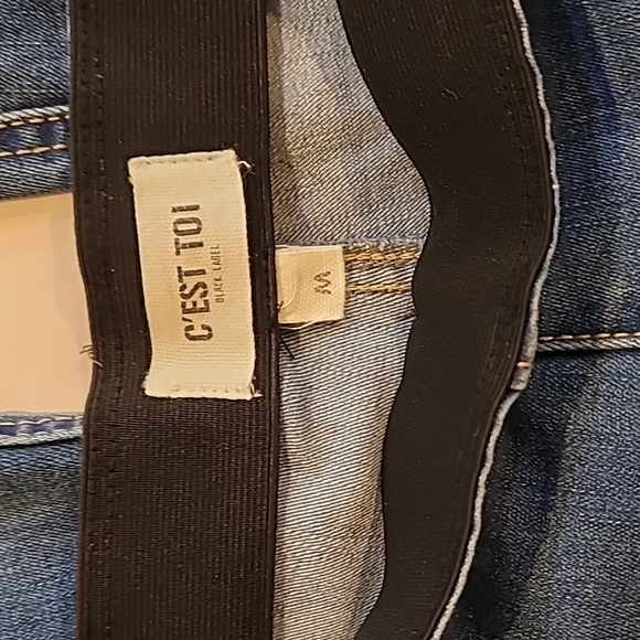 🟣C'ESTI TOI BLACK LABEL JEANS ~ FIT & FLARE HIGH-RISE JEANS - Picture 9 of 11
